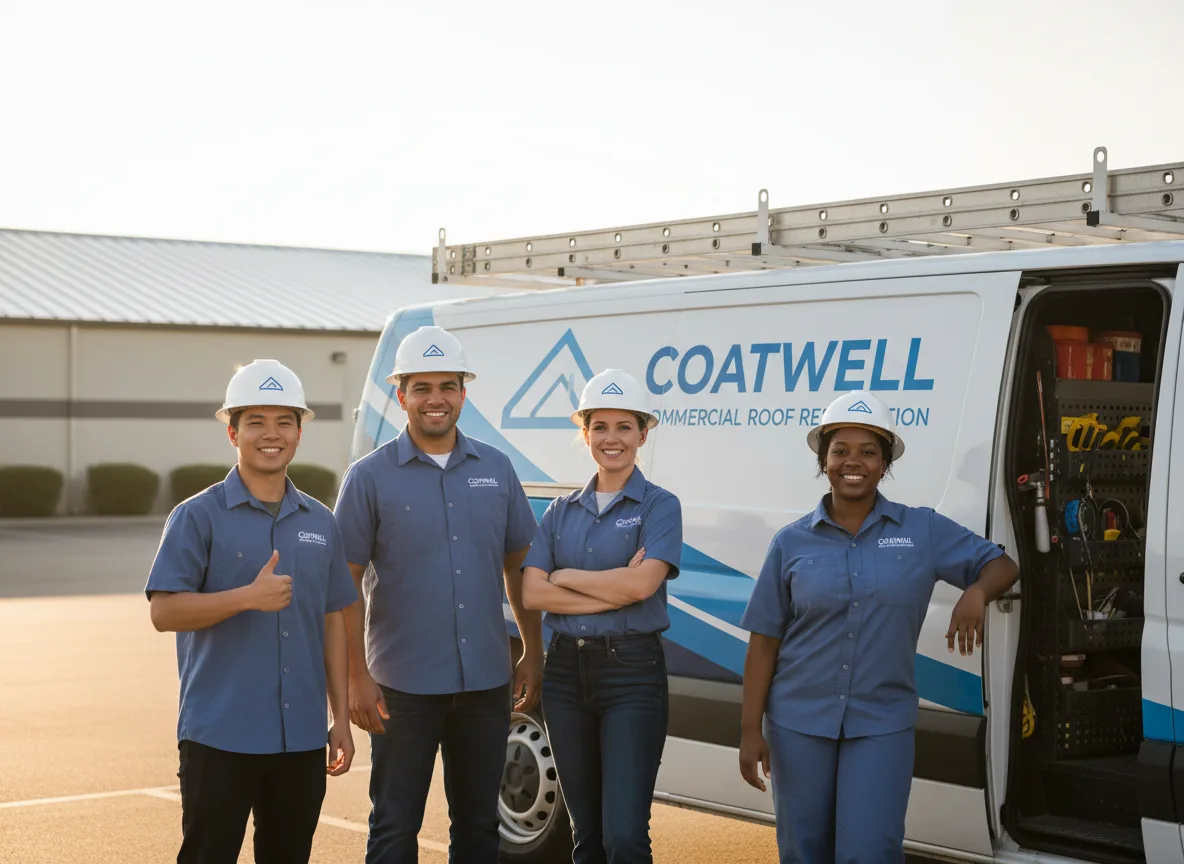 Commercial roof coating company in Brightwood, VA